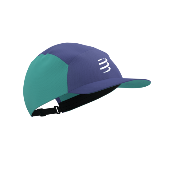 Vieglā 5daļu skriešanas cepure 5 PANEL LIGHT CAP, Orient Blue Pool  Blue